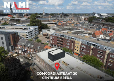 Renovatie dak woningcomplex Breda