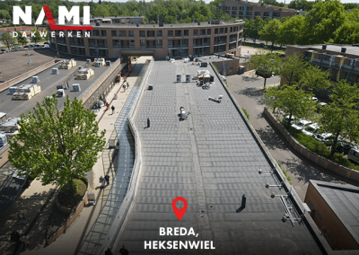 Renovatie dak winkelcentrum Breda